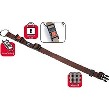 Die Grup Kahverengi 30-45 cm Kilitli Boyun Tasma, 15 mm Kalınlık