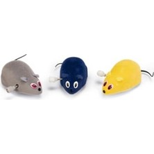 Die Grup Kurmalı Fare Kedi Oyuncağı, 6,5X5X3 cm Ölçülerinde