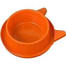 Die Grup 400 ml Turuncu Renkli Kedi Kulaklı Mama ve Su Kabı