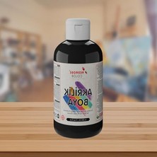 Die Grup 250 gr Siyah Akrilik Boya, Sanat ve El Işi Aktiviteleri Için