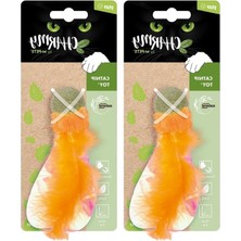Die Grup Catnipli Kedi Oyuncağı - Turuncu Renk - 2'li Paket