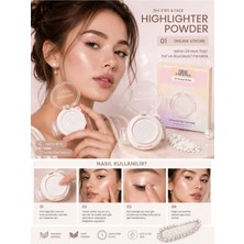 2’si 1 Arada Highlighter Powder Göz ve Yüz Aydınlatıcı