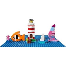 Die Grup Mavi Zemin Plakası - LEGO Uyumlu Yapı Blok Platformu 25X25 cm