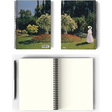 Die Grup Spiralli Defter, Claude Monet Temalı Sanat Tasarımı ve 100 Sayfa
