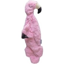 Die Grup Pembe Peluş Flamingo Oyuncak, Yavru Köpekler Için, 43X24X4CM