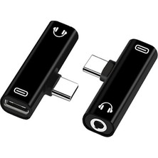 Lunatic 9044 Type C To 3.5mm Stereo Kulaklık Aux Şarj Çevirici Dönüştürücü Adaptör