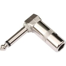 Die Grup Metal 6.3 mm Mono L Tip Jack, Dayanıklı ve Uzun Süreli