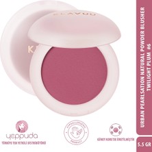 Klavuu Urban Pearlsation Natural Powder Blusher #6 Twilight Plum - Inci Tozu Içeren Allık