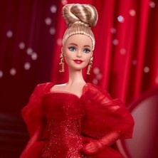 Die Grup Koleksiyonluk Barbie Bebeği, Işıltılı Elbise ve Aksesuarlarla