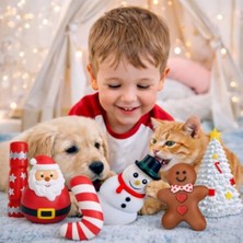 Die Grup Sesli Yılbaşı Temalı Kedi ve Köpek Oyuncağı