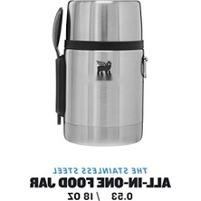 Die Grup Paslanmaz Çelik 0.5 Litre Vakumlu Yemek Termosu, Sıcak ve Soğuk Yiyecekler Için