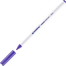  edding t-shirt kalemi 4600 tekstil kalemi - kumaş boyama kalemi 1.0mm fosforlu mor (10 lu paket)