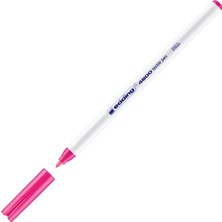  edding t-shirt kalemi 4600 tekstil kalemi - kumaş boyama kalemi 1.0mm fosforlu pembe (10 lu paket)