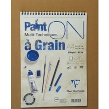 Belirtilmemiş Esmo Paint-On A Grain A4 Cm Çizim Blok 200 Gr 20 Yaprak Resim Pd966218
