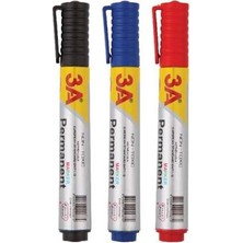 3A Eco Line Permanent Kalem Yuvarlak Uçlu 2 mm Mavi