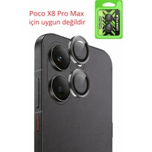 Nanospace Xiaomi Poco X8 Pro Uyumlu Kamera Lens Koruyucu Temperli Cam Çizilme ve Kırılmalara Karşı Koruyucu