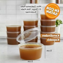 Die Grup Mini Saklama Kabı Seti, 50 Adet, 120 ml Kapasiteli, Sızdırmaz