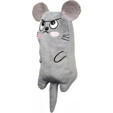 Die Grup Peluş Kedi Oyuncağı Catnipli Gri