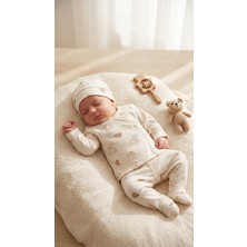 Fiyonk Bebe % 100 Pamuk 3' Lü Yenidogan Hastane Çıkış Seti
