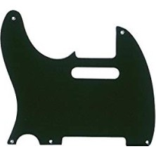 Die Grup Siyah Telecaster Pickguard - 5-Hole Tasarım