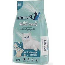 Die Grup Marsilya Sabunu Kokulu 10 Lt Beyaz Doğal Bentonit Kedi Kumu