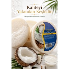 Dermolive Hindistan Cevizi Yağlı Süngerli Bitkisel Banyo Sabunu 120 G | El, Yüz ve Vücut - 1 Adet