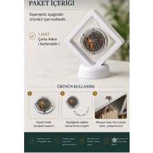 Segy Home Renkli Desenli Katlanabilir Mıknatıslı Cep Kancası  El Çantaları için Tutucu Masa El Çantası Askısı