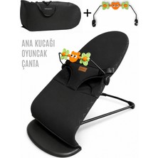 Bebegold Üç Kademeli Sallanan Ana Kucağı, Katlanabilir, Oyuncaklı ve Seyahat Çantalı