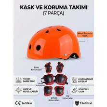 Salisman Paten Bisiklet Kaskı Kaykay Kırmızı Siyah Lacivert Pembe Kız Erkek Çocuk Kaskı, Dizlik Dirseklik Eldiven 3-8 Yaş