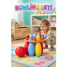 Farbu Oyuncak Bowling Seti - Eğitici ve Eğlenceli Başlangıç Seti - 19 cm Labutlar ve Bowling Topu Oyuncak Seti