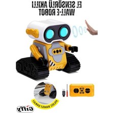 Die Grup Akıllı Rc Robot, El Sensörlü Işıklı ve Sesli Fonksiyonlar ile Eğlenceli Oyun Deneyimi (Sarı)