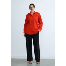 Fashion Friends Etek Ucu Püsküllü Kadın Gömlek 26Y0390K1