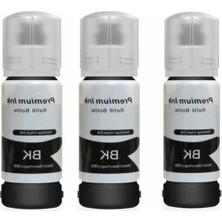 Die Grup Epson 103 Uyumlu Siyah Ithal Mürekkep -L1210-L1250-L3210-L3211-L3250-L3251-L3152-L3156-L3256-L3260-L5290-L5296 / 3 Adet