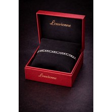 Louvienne Figaro Zincir Unisex Çelik Bileklik