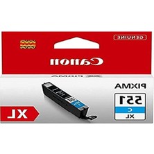 Die Grup Canon 6444B001 CLI-551XL C Orijinal Tintenpatronen Pack Of 1