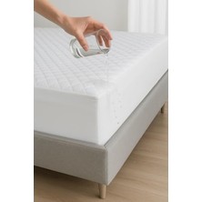 Die Grup Beyaz Kapitone Fitted Yatak Alezi, Sıvı Geçirmez Özellikte, 160 x 200 cm