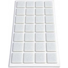 Die Grup 25MM x 25MM Yapışkanlı Keçe Ped, 32 Parça Set ile Zemin Koruma