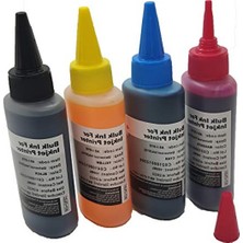 Die Grup For Hp Deskjet 2515 Kartuş Dolum Mürekkebi Takım 4X100ML 4 Renk Set Mürekkep Muadil