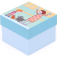 Decobox Bebek/çocuk Hediye Kutusu (10X10X8 Cm.)