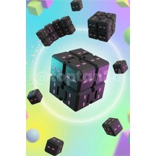 Toptan3D Pembe Göz Stres Küpü - Sonsuz Küp, Katlanabilir Küp, Stres Oyuncağı