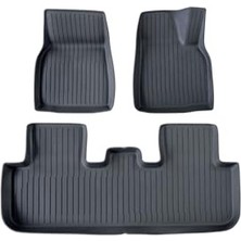 Die Grup T Parts Tesla Model Y 2025+ Juniper Aksesuarları - Arka Koltuk Koruyucu, 3D Havuzlu Paspas Veya Bagaj Havuzu Seçenekleri (Model Y 2025+ Juniper 3D Havuzlu Paspas Seti)