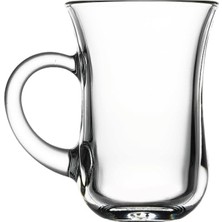 Die Grup Kulplu 6'lı Çay Bardağı Seti - 140 ml Soda Camı