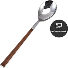 Die Grup Ahşap Tekli Yemek Kaşığı - 20 cm