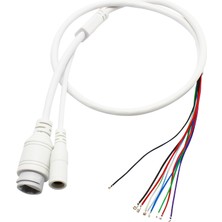 MN6 Mn-Ip3 Ip Kamera Yedek Kablo - RJ45 Ethernet ve Dc Güç Soketli 9 Pin Bağlantı Kablosu