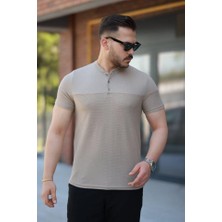 Aymood Erkek Hakim Yakalı Kısa Kollu Pamuklu T-Shirt