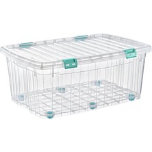 Alkasaz Tekerlekli Saklama Kabı Multibox 90 Litre ROYALEKS-E520