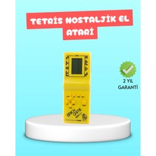 Alkasaz Taşınabilir El Aterisi Gameboy – Klasik Tetris Oyunu, Pil ile Çalışan Mini El Konsolu