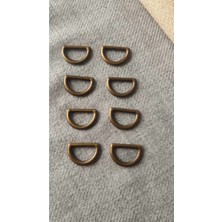İleri Europe Antık Sarı Metal Düğme 17 mm 12 Adet