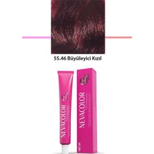 Alkasaz Premium 55.46 Büyüleyici Kızıl - Kalıcı Krem Saç Boyası 50 G Tüp