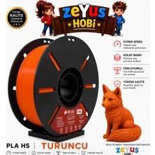Generic Pla Hs Hyper Speed Filament – Turuncu | 1.75 mm | 1000 gr